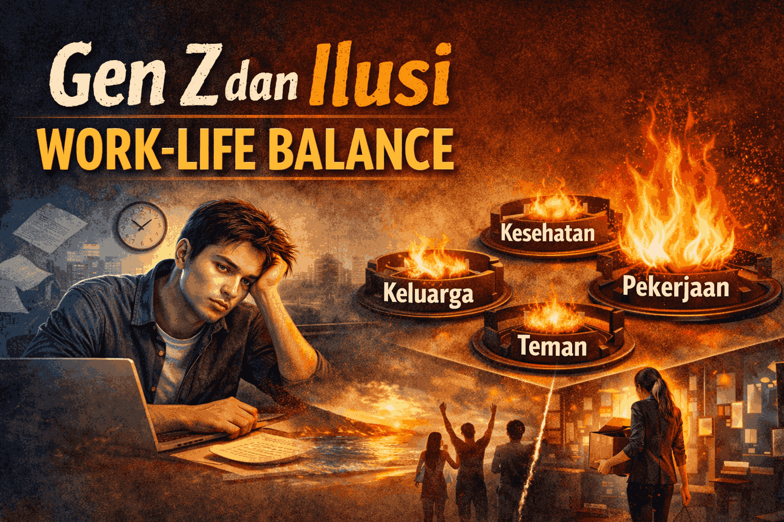 Gen Z dan Ilusi Work-Life Balance